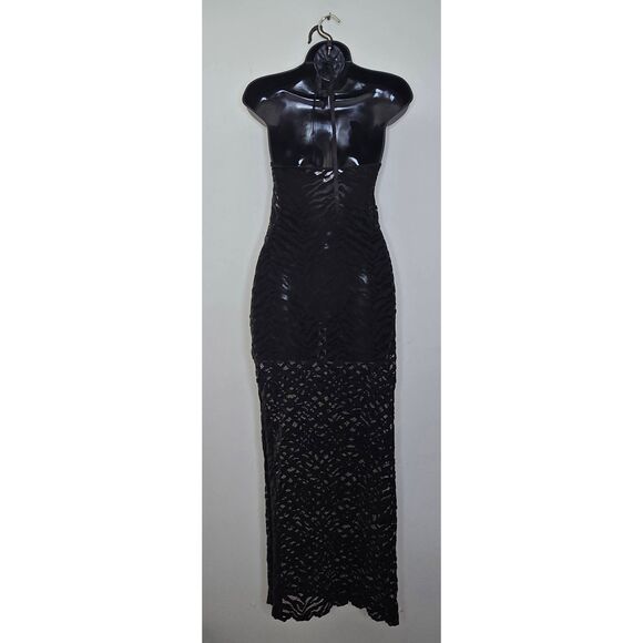 Victoria's Secret Size XS Lace Dress Lingerie Long High Slit - Picture 4 of 6